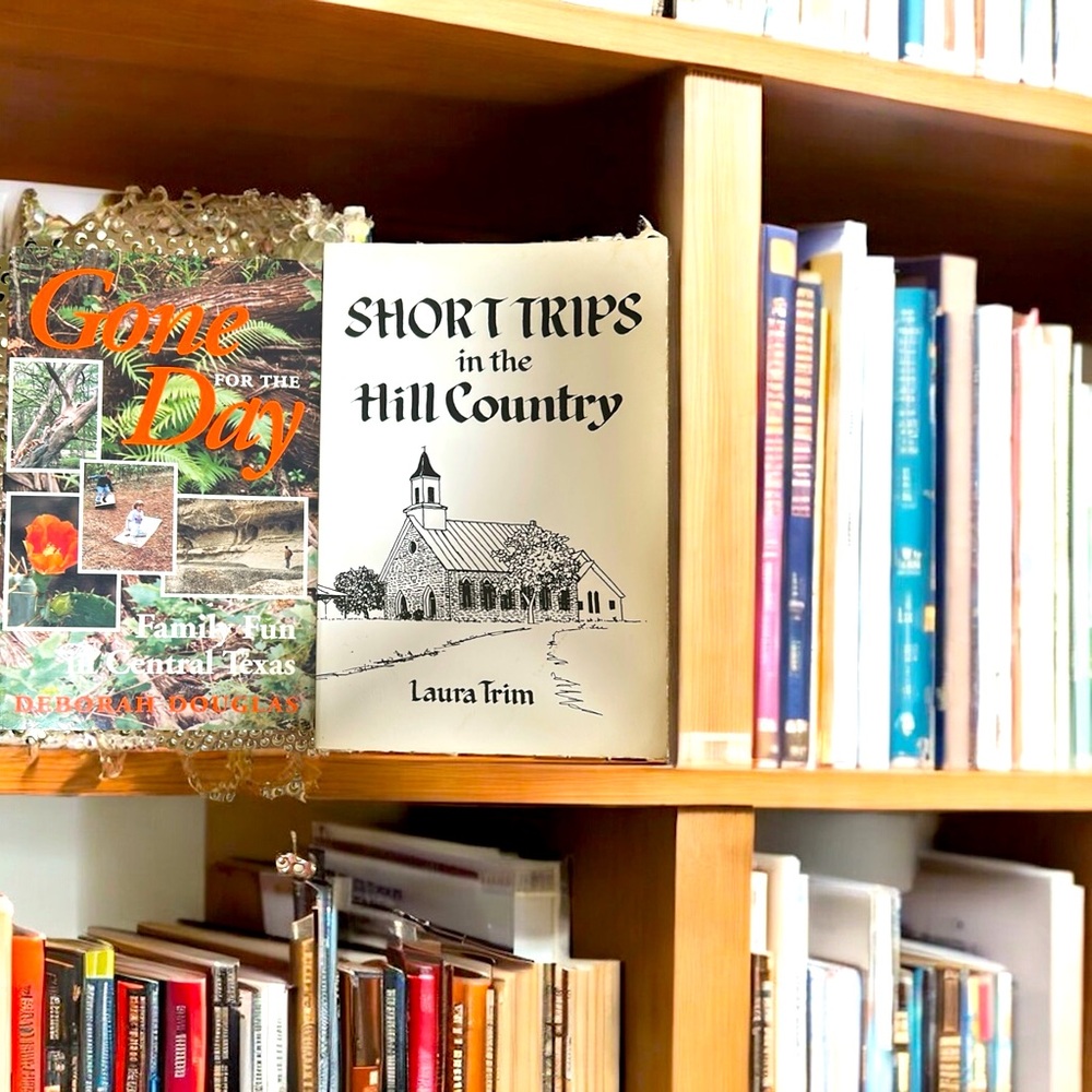 Set of Two Texas Travel Books Avon For the Day, Short Trips in the Hill Country